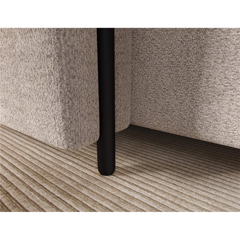 Corner sofa Elcossta L, sleeping function, Royal 18, boucle, beige, H95x244x154cm