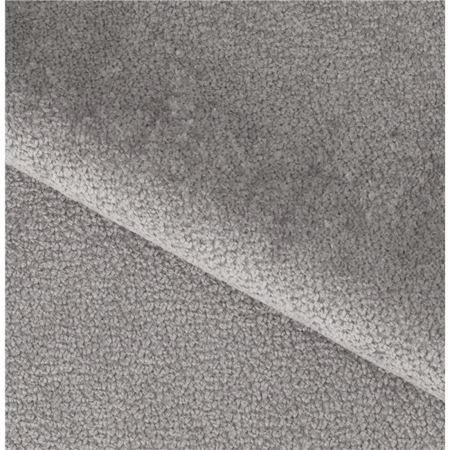 Corner sofa Elcossta L, sleeping function, Amore 04, boucle, grey, H95x244x154cm