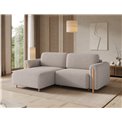 Corner sofa Elcossta L, sleeping function, Royal 18, boucle, beige, H95x244x154cm