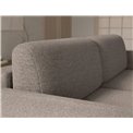 Corner sofa Elcossta L, sleeping function, Royal 20, boucle, brown, H95x244x154cm