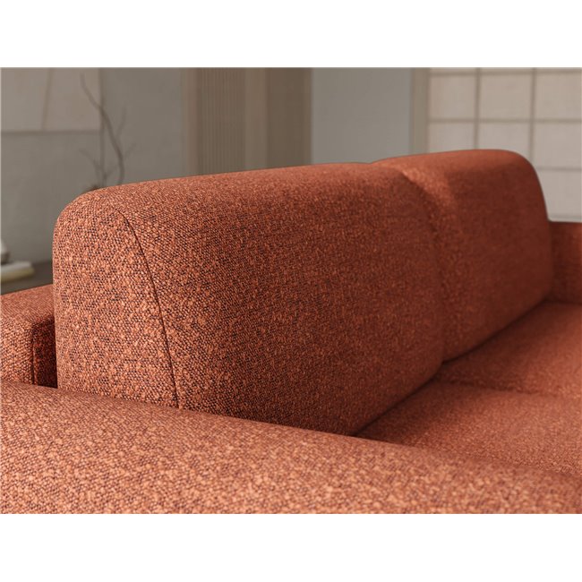Corner sofa Elcossta L, sleeping function, Jaffray 30, brown, H95x244x154cm