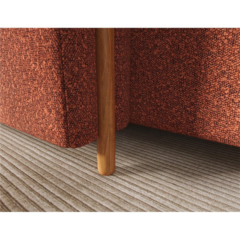 Corner sofa Elcossta L, sleeping function, Jaffray 30, brown, H95x244x154cm