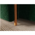 Corner sofa Elcossta L, sleeping function, Amore 35, boucle, dark green, H95x244x154cm