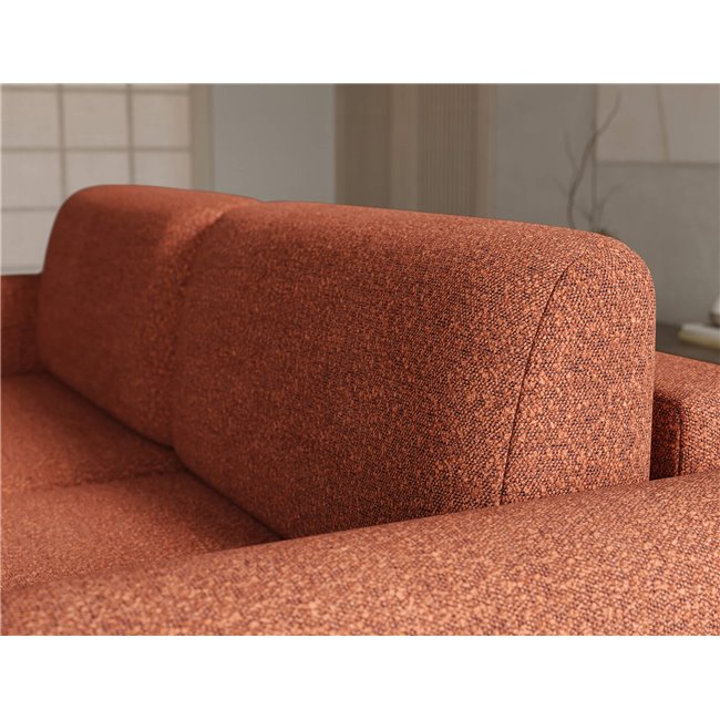 Corner sofa Elcossta R, sleeping function, Jaffray 30, brown, H95x244x154cm