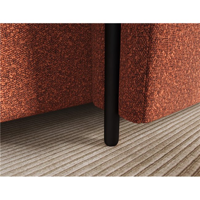 Corner sofa Elcossta R, sleeping function, Jaffray 30, brown, H95x244x154cm