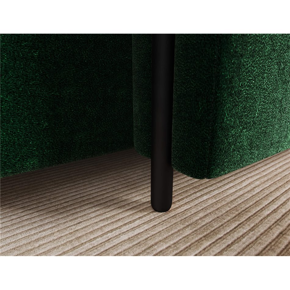 Corner sofa Elcossta R, sleeping function, Amore 35, boucle, dark green, H95x244x154cm