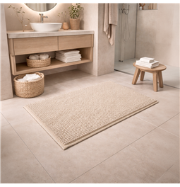 Bath mat Chenille, beige, 50x80cm