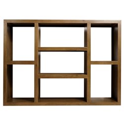 Bookshelf Saganta, mango wood, H95x130x30cm
