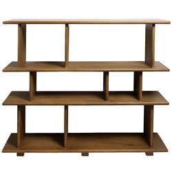 Bookshelf Sarinen, mango wood, H115x140x35cm