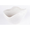 Керамическая чаша Organic, белая, H20x L30x B20cm