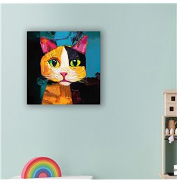 Картина на холсте Kitty, 40x40cm