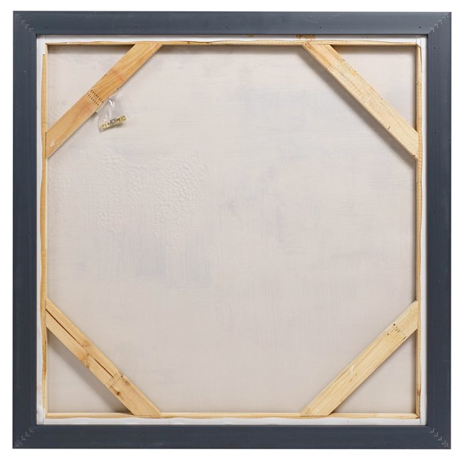 Oil paiting Abstract Gold Accented II, 80x80cm