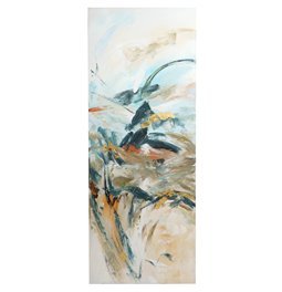 Oil paiting Abstract Mountains II, 70x180cm