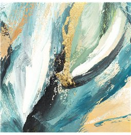 Oil paiting Abstract Mountains, 70x180cm