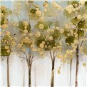 Oil paiting Golden Trees, 120x60cm