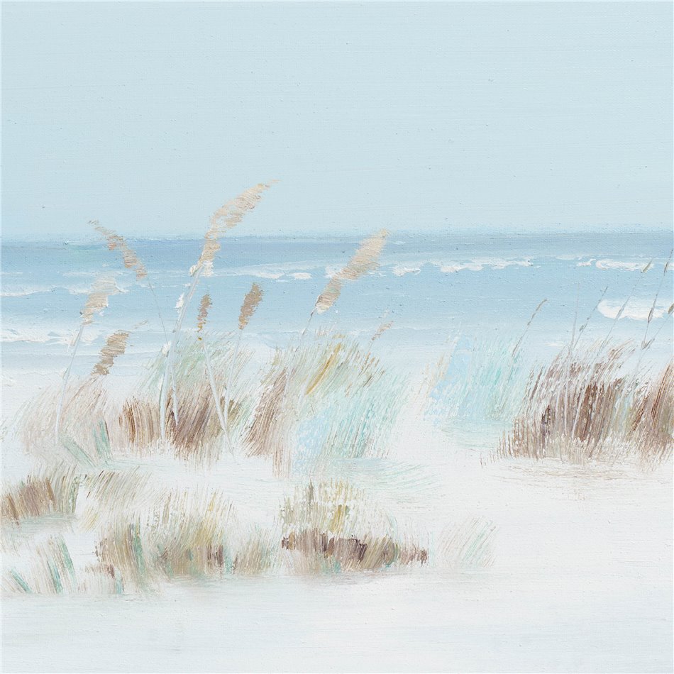 Oil paiting Romantic Beach, 150x50cm