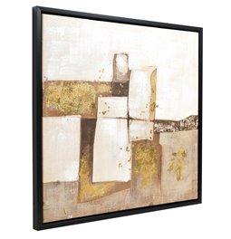 Oil paiting Shades Of Gold And Sand II, 80x80cm