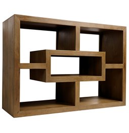 Книжная полка Sagard, манговое дерево, H70x100x35cm