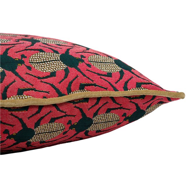 Decorative pillowcase Beetles 12, with trim, 45x45cm