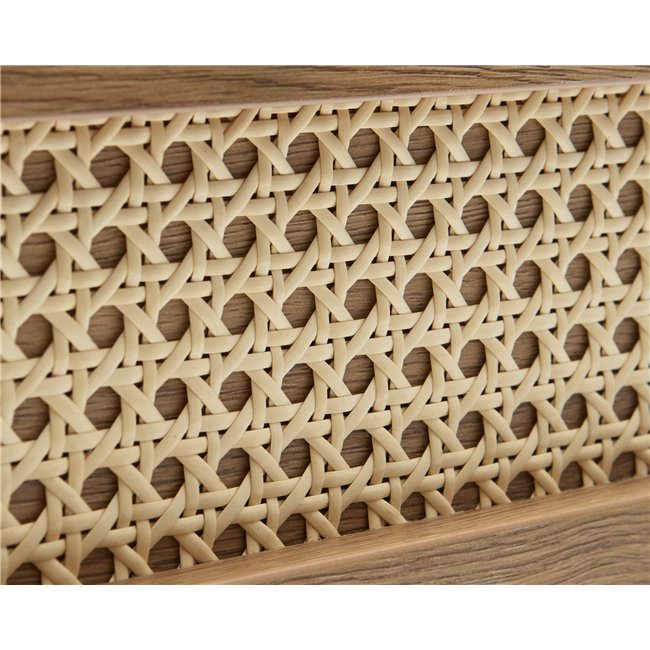 Chest of drawers Usakola, natural, MDF/metal, H75x80x40cm