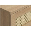 TV table Usakola, natural color, MDF/metal, H43x120x40cm