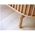 TV table Ukarno, natural color, oak veneer/solid oak, H48x160x45cm