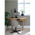 Office table Ukarno, natural color, oak veneer/solid oak, H75x120x60cm