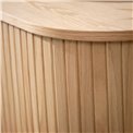 Cabinet Nola, natural color, metal/oak veneer/MDF, H118x100x40cm