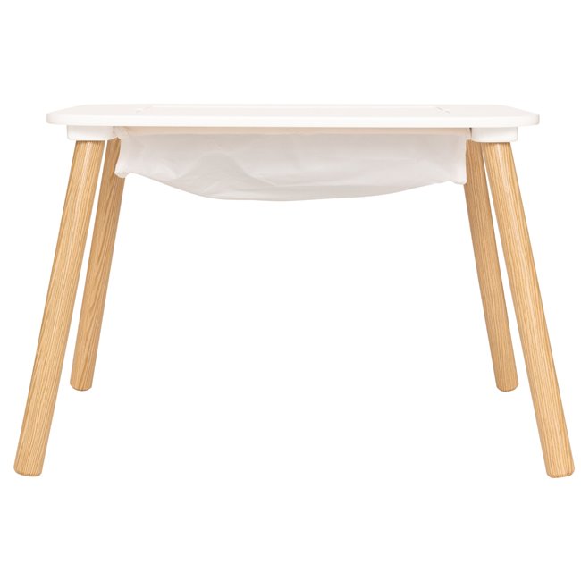 Children's table BULDY BRIK, MDF/pine wood legs, 68.5x46.5cm H43cm