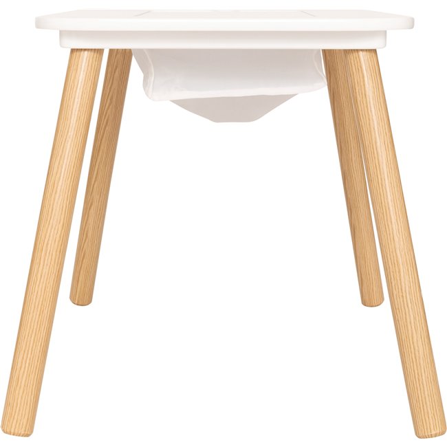 Children's table BULDY BRIK, MDF/pine wood legs, 68.5x46.5cm H43cm