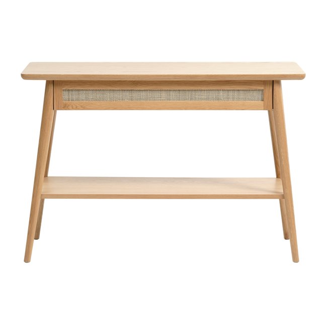 Console Ubarali, natural color, plywood/oak veneer, H75x110x40cm