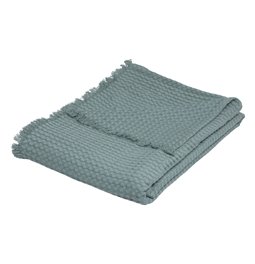 Throw Waffle Widdy, blue-gray, 130x180cm