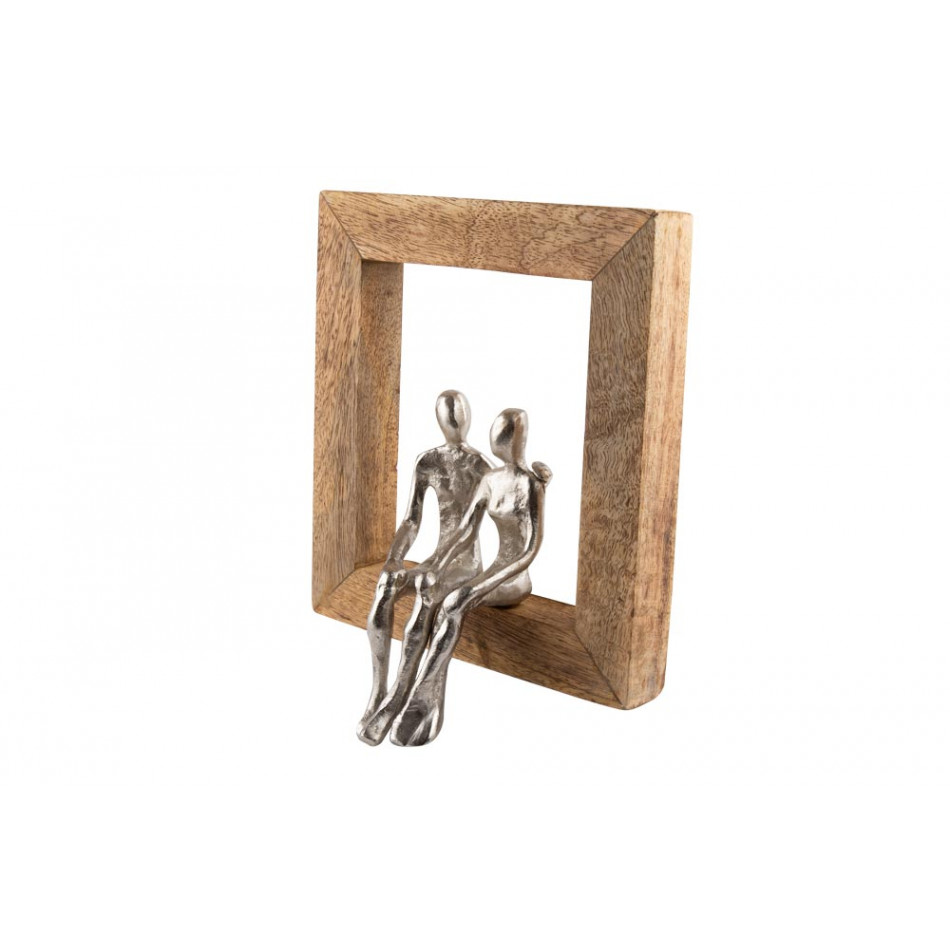 Wall Decor Couple in frame, H30cm