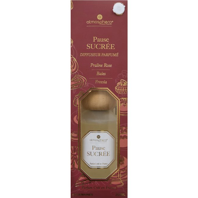 Ароматизатор для помещений Elisa Sucr, с диффузором, 200ml, H25cm, D6.3cm