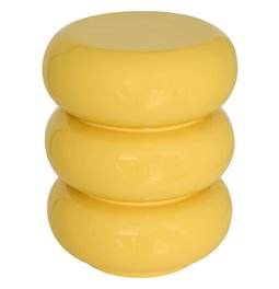 Coffe table Yellow Stoneto, D35cm H43cm