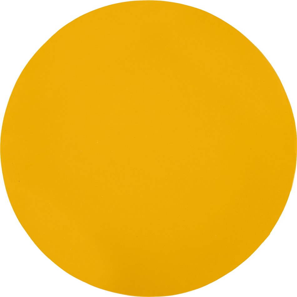 Coffee table TOTEM JAYA MTD, metal, mustard color, D38cm H43cm