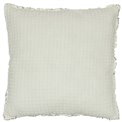 Decorative cushion Waffle Widdy, white, 45x45cm