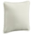 Decorative cushion Waffle Widdy, white, 45x45cm
