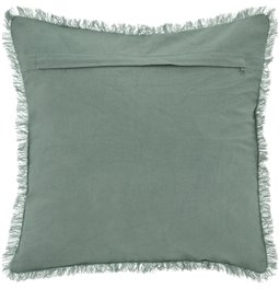 Decorative cushion Waffle Widdy, blue-gray, 45x45cm