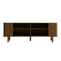 TV table Unkavo, smoked oak color, oak veneer/MDF, H55.5x160x40cm