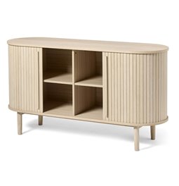 Буфет Umeta, цвет белого дуба, MDF/дубовый шпон, H76x140x45см