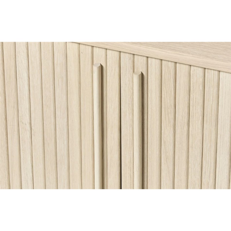 Буфет Umeta, цвет белого дуба, MDF/дубовый шпон, H76x140x45см