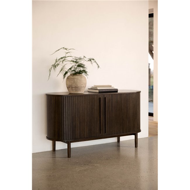 Буфет Umeta, цвет темно-коричневый дуб, MDF/дубовый шпон, H76x140x45см