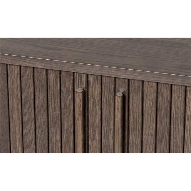 Буфет Umeta, цвет темно-коричневый дуб, MDF/дубовый шпон, H76x140x45см