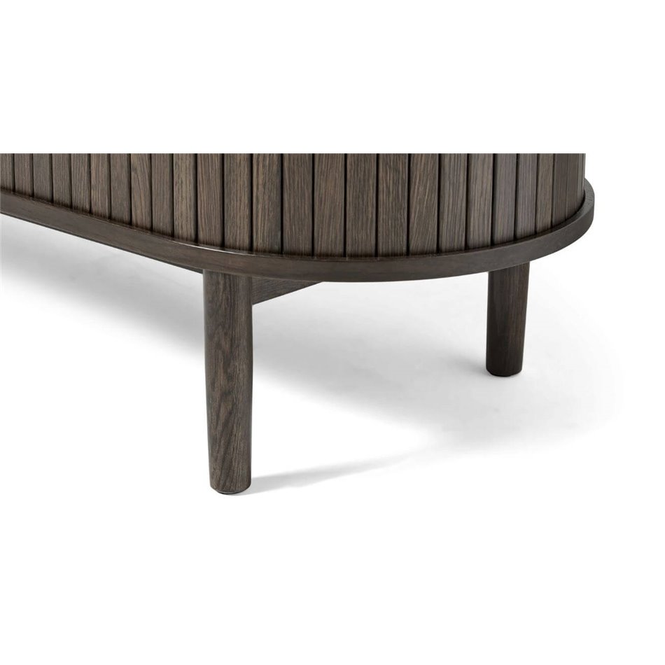 Буфет Umeta, цвет темно-коричневый дуб, MDF/дубовый шпон, H76x140x45см