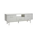 TV table Unalma, grey, MDF/metal, H50x45x140cm