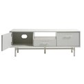 TV table Unalma, grey, MDF/metal, H50x45x140cm