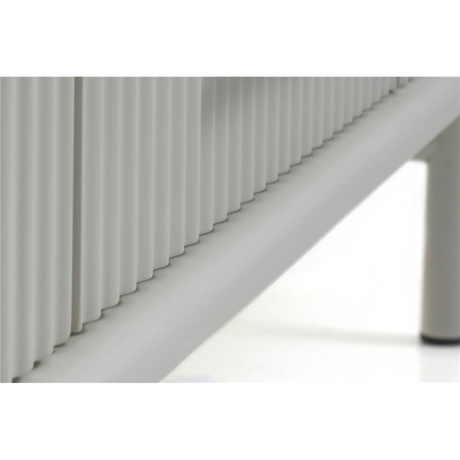 TV table Unalma, grey, MDF/metal, H50x45x140cm