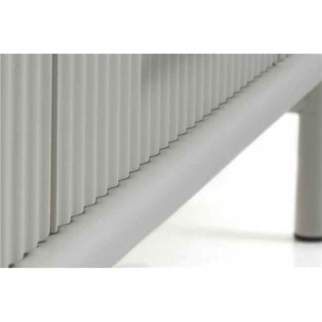 TV table Unalma, grey, MDF/metal, H50x45x140cm