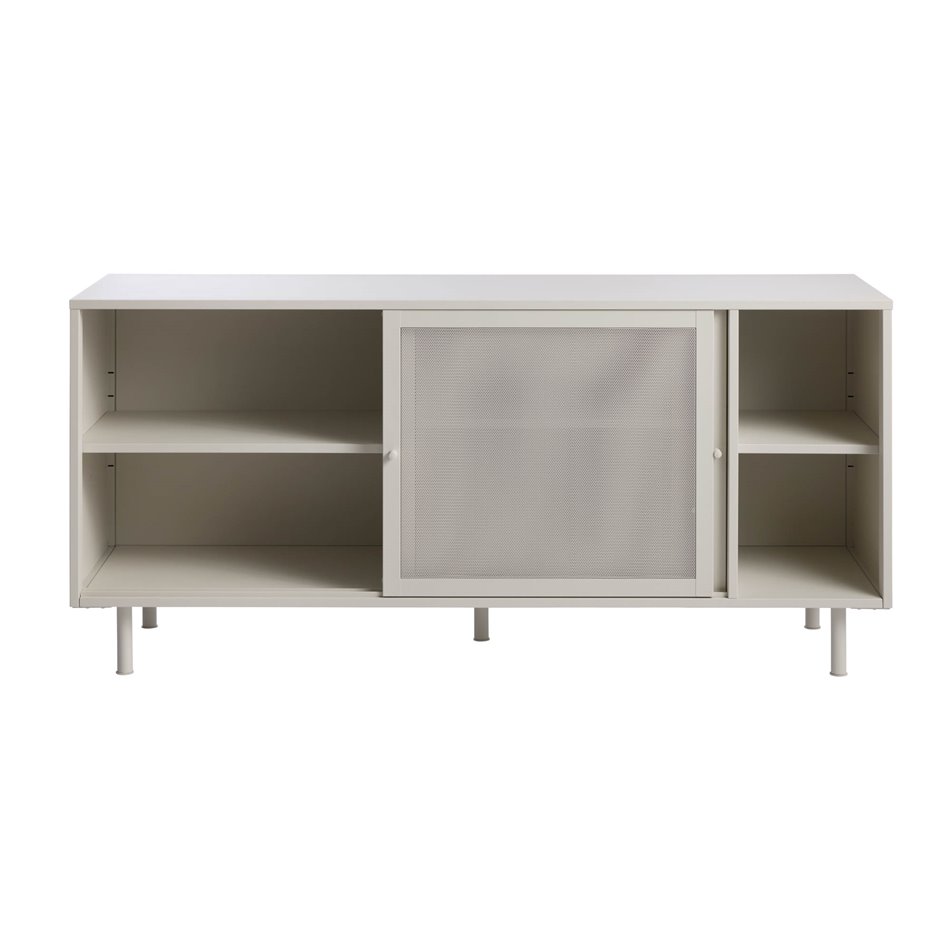 Chest of drawers Uvep, grey, steel, H75x160x47cm